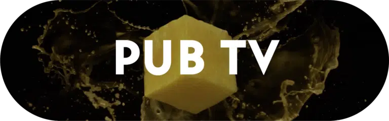 Bouton pub tv